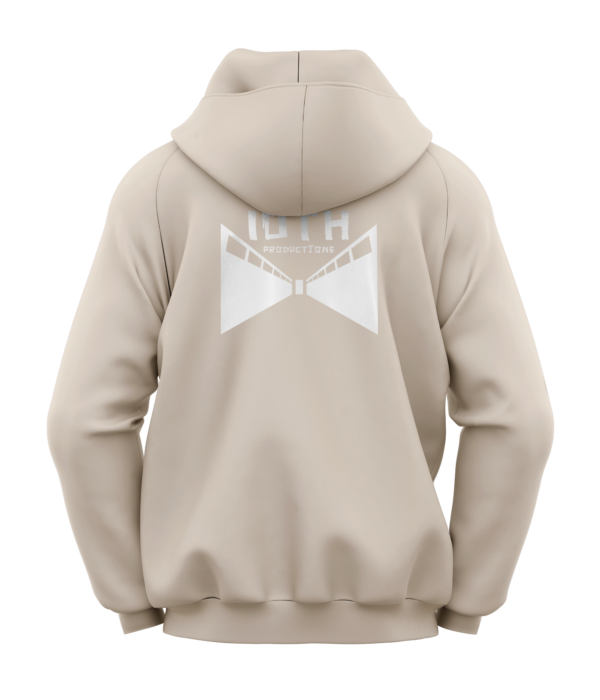 10th Crew Hoodie - Bone - Image 3