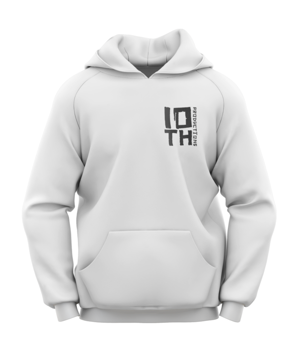 10th Crew Hoodie - White