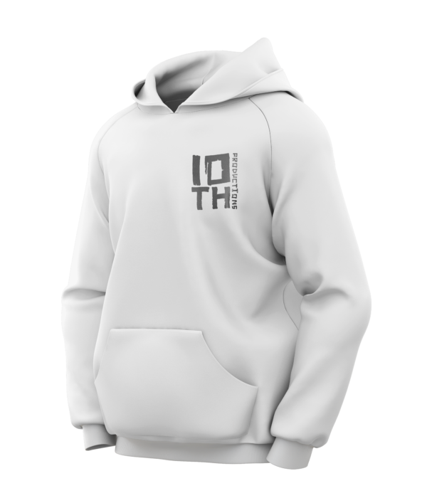 10th Crew Hoodie - White - Image 2