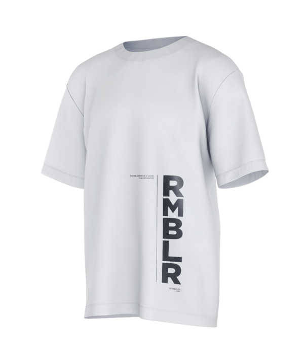 Architech Oversized Tee - White - Image 2