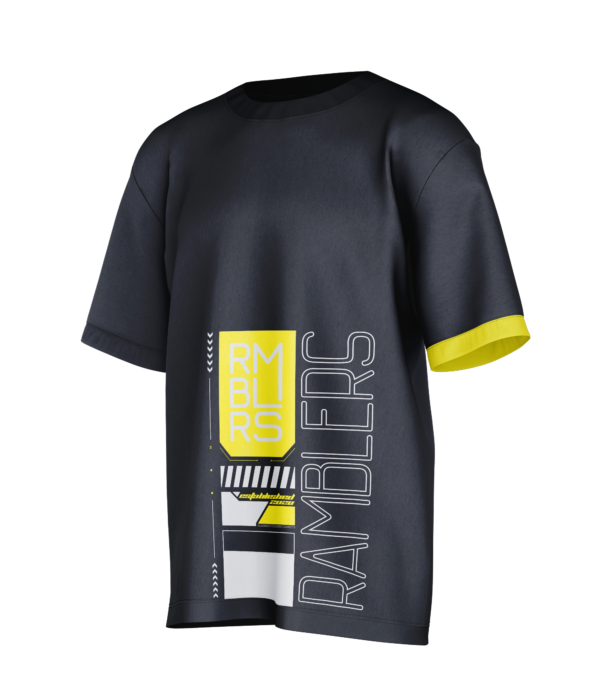 Cyber Oversized Tee - Yellow - Image 2