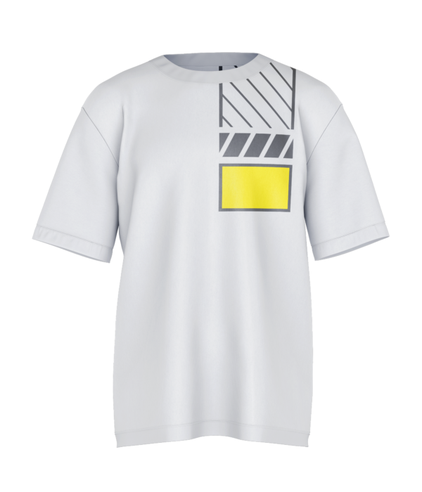 Retro Oversized Tee - Yellow